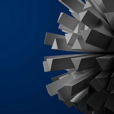 Abstract geometric shapes in dark wine colors