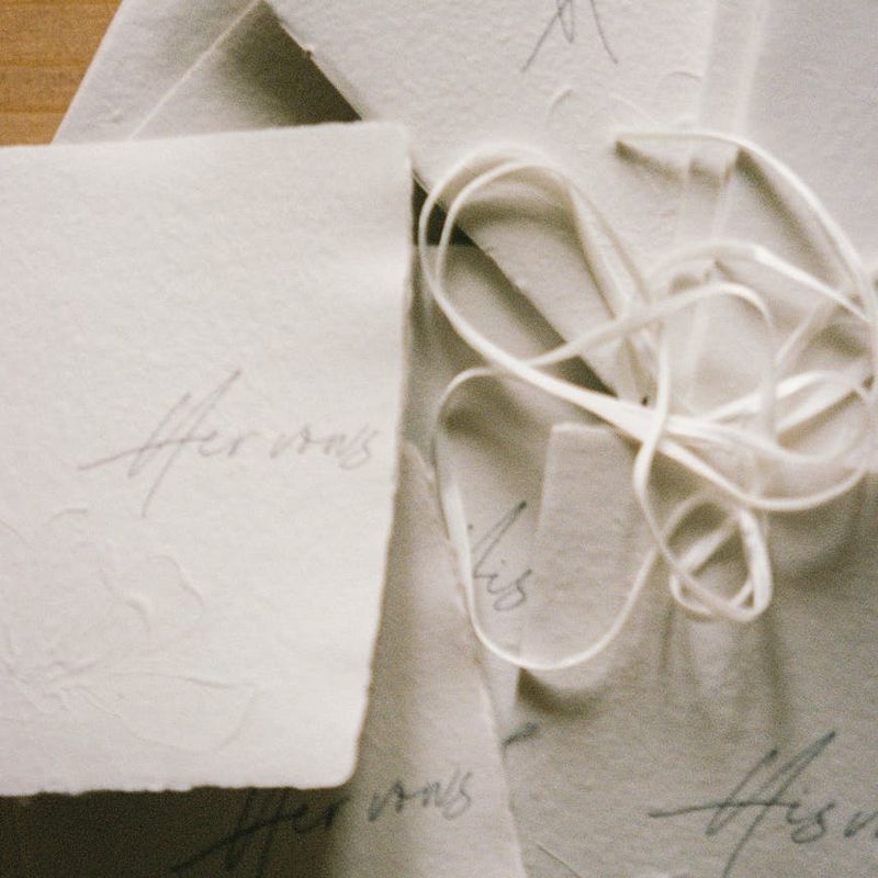 Detailed texture of high quality paper and stationery